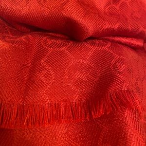 NWT Michael Kors red scarf 80”long and 24” wide